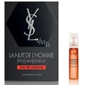Yves Saint Laurent La Nuit de L´Homme Eau de Parfum for Men 1.2 ml with spray, vial