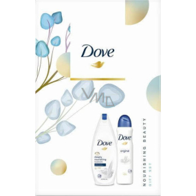 Dove Nourishing Deeply nourishing shower gel 250 ml + antiperspirant spray 150 ml, cosmetic set