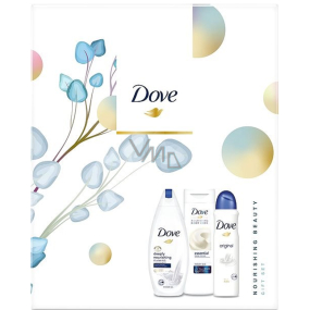 Dove Nourishing Deeply nourishing shower gel 250 ml + body lotion 250 ml + antiperspirant spray 150 ml, cosmetic set