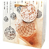 Epee Gift paper bag 17 x 17 x 7.5 cm Christmas Beige, flasks CD LUX small