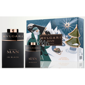 Bvlgari Man In Black eau de parfum for men 100 ml + eau de parfum 15 ml, gift set for men