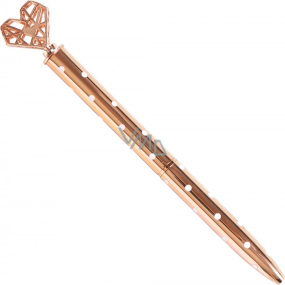 Albi Pen rose gold with dots and heart
