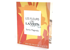 Lanvin Sunny Magnolia toaletní voda pro ženy 2 ml s rozprašovačem, odstřik