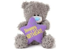 Me To You Happy Birthday Bear with purple star 10,5 cm
