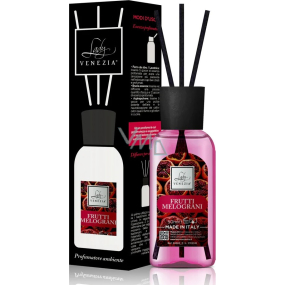 Lady Venezia Fruti Melograni - Pomegranate aroma diffuser with sticks for gradual release of fragrance 50 ml