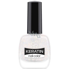 Golden Rose Keratin Nail Color Glitter nail polish 405 10,5 ml