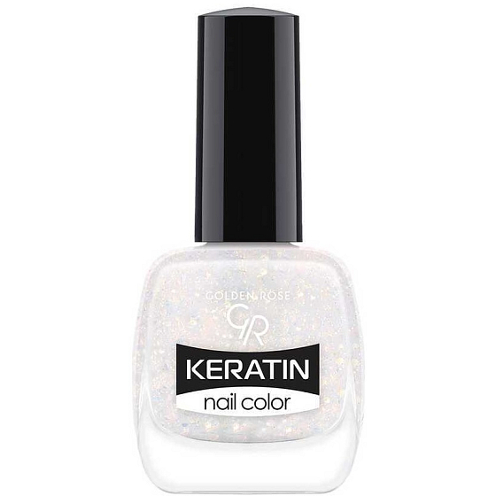 Golden Rose Keratin Nail Color Glitter nail polish 405 10,5 ml