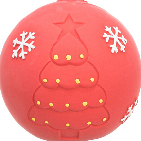 Trixie XMas Ball latex Christmas ball for dogs 8 cm