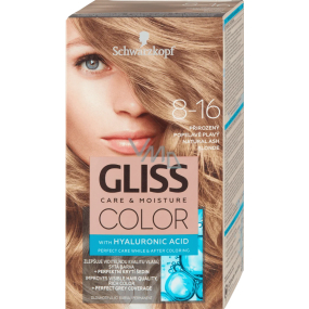 Schwarzkopf Gliss Color hair color 8-16 Natural ashy fawn 2 x 60 ml