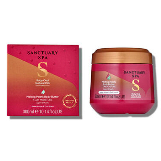 Sanctuary Spa Signature Collection Amber and Oud Pearl Body Butter 300 ml