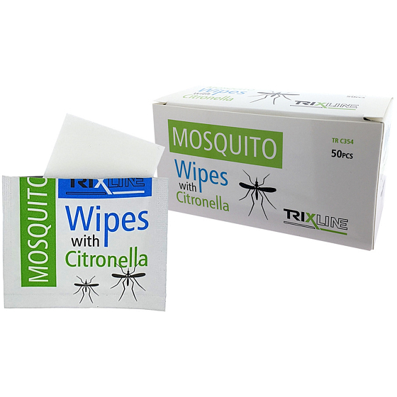 Trixline TR C 354 Mosquito wet wipes with citronella 50 pcs