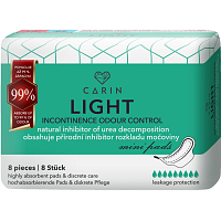 Carin Light Incontinence Odour Control 8pcs