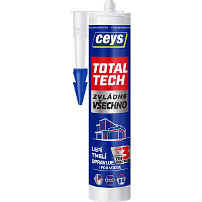 Ceys Total Tech universal adhesive and sealant, transparent, 290 ml