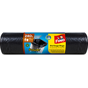 Fino trash bags, 240 l, 45µm, 8 pcs
