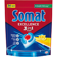 Somat Lemon 3v1 Dishwasher Tablets 34 pcs, 615.4 g