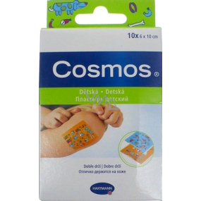 Cosmos Kids Waterproof patch with children's motifs 6 x 10 cm 10 pieces