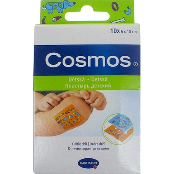 Cosmos Kids Waterproof patch with children's motifs 6 x 10 cm 10 pieces