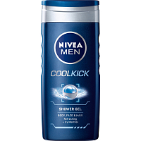 Nivea Men Fresh Kick Shower Gel, 250 ml