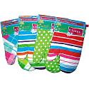 Clanax Kitchen Oven Mitt with Loop Various Designs and Colors 17 x 25 cm 1 piece