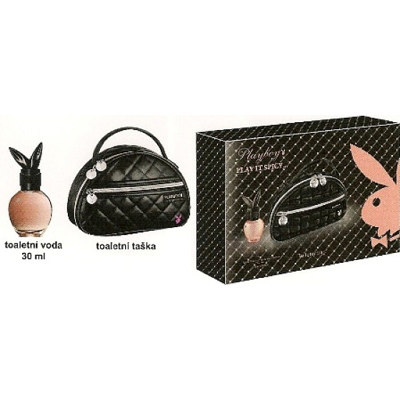 Playboy Play It Spicy eau de toilette 30 ml + handbag, gift set