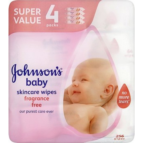 Johnsons Baby Wipes Protection Non-perfumed wet wipes 256 pieces