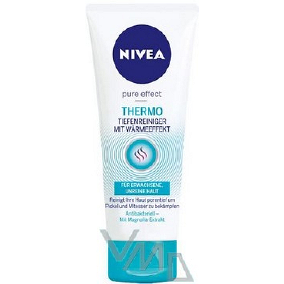 Nivea Visage Pure Effect Thermo self-heating deep cleansing gel 100 ml