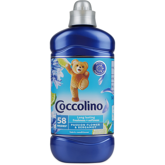 Coccolino Creations Passion Flower & Bergamot Concentrated Fabric Softener 58 Washes 1.45 l