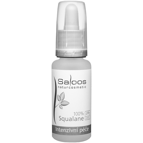 Saloos Bio 100% Squalane multifunctional dry oil, elasticity, hydration, wrinkles 20 ml