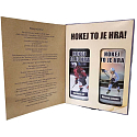 Bohemia Gifts For Hockey Player Olive Oil Shower Gel 200 ml + Hair Shampoo 200 ml Book Cosmetic Set