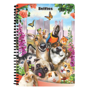 Prime3D notebook A5 - Animal Selfie 14.8 x 21 cm