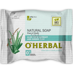 About Herbal Natural Aloe Vera and green clay natural toilet soap 100 g