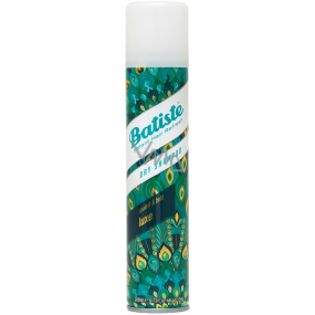Batiste Luxe dry hair shampoo with a showy and bold scent, leaves hair fresh and silky shiny 200 ml