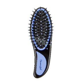 Donegal Mini Black Color hair brush with pillow