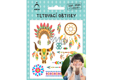 Arch Tattoo decals with a certificate for children Indians