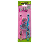 LOL Surprise! soft toothbrush with cap for children 3+ 2 pieces