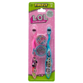 L.O.L. Surprise! soft toothbrush with cap for children 3+ 2 pieces