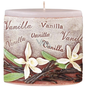 Emocio Vanilla Vanilla scented candle ellipse 110 x 45 x 110 mm