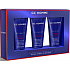 Grace Cole All The Action shower gel 100 ml + hair shampoo 100 ml + facial moisturizer 100 ml, cosmetic set for men