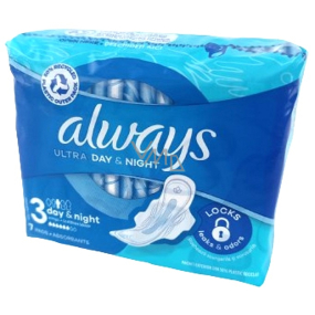 Always Ultra Night sanitary pads with wings 7 pieces