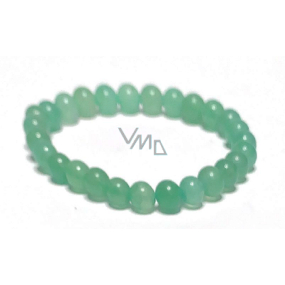 Aventurine green bracelet elastic natural stone, ball 6 mm / 16 - 17 cm, lucky stone