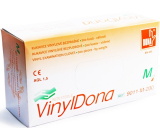 Dona Vinyldona powder-free vinyl gloves, size M 200 pieces in box