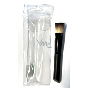 Cosmetic brush with synthetic bristles for powder 15 cm