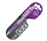 Nekupto Rubber pen with description Super babi