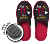 Nekupto Slipper shop Gift slippers size 43-44 I love you almost always perfect 1 pair