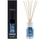 Millefiori Natural Blue Posidinia - Blue Posidonia Diffuser 100 ml + 7 stems 25 cm long for smaller spaces lasts 5-6 weeks