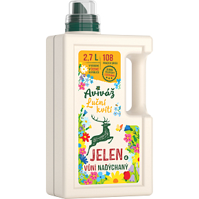 Jelen fabric softener meadow flowers, 108 washes, 2.7 l