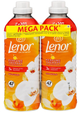 Lenor Gold Orchid & Vanilla koncentrovaná aviváž 2 x 47 dávek 2 x 987 ml, duopack