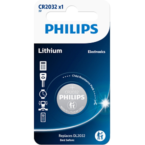Philips Lithium Battery CR2032 1 pcs 3V