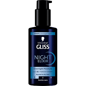 Gliss Overnight Moisture Hair Elixir 100ml