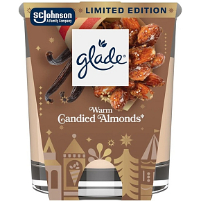 Glade Scented Candle Warm Candied Almonds 112 g